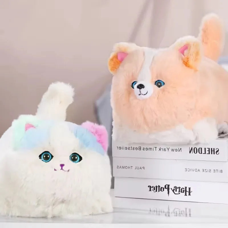 Interactive Huggy Cat Dog - Realistic Electric Plush Pet with Voice & Movement