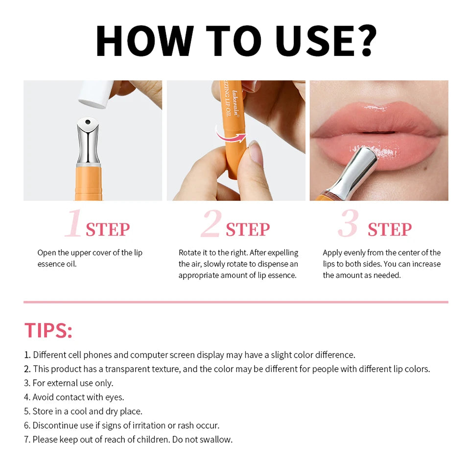 Lip Glosses Long Lasting Lipsticks Makeup Transparent Lip Gloss Care of the Lips Cosmetics Tint Oil Plumping Moisturizing Care