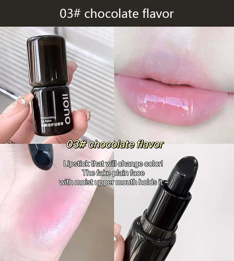 1Pc Peach Moisturizing Lip Balm Colorless Hydrating Lips Mask Stick Reduce Lip Lines Lip Care Transparent Change Color Lipstick