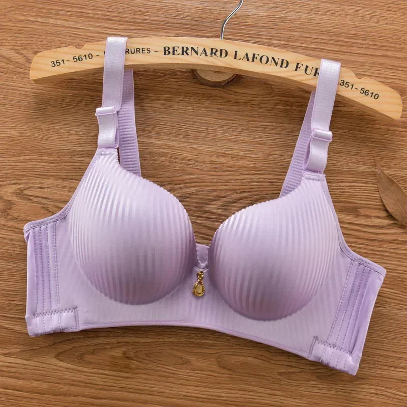 Wireless Push Up Bra 8cm Padded Bralette for Women Plus Size No Underwire Thickened Soft Cup Adjustable Straps Comfort Lingerie