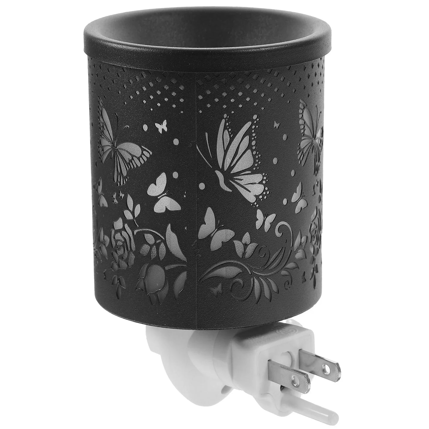 Creative Metal Plug In Wax Warmer Electric Burner Scented Oil Night Lamp Aromatherapy Furnace Bedroom Gift Incense Burner