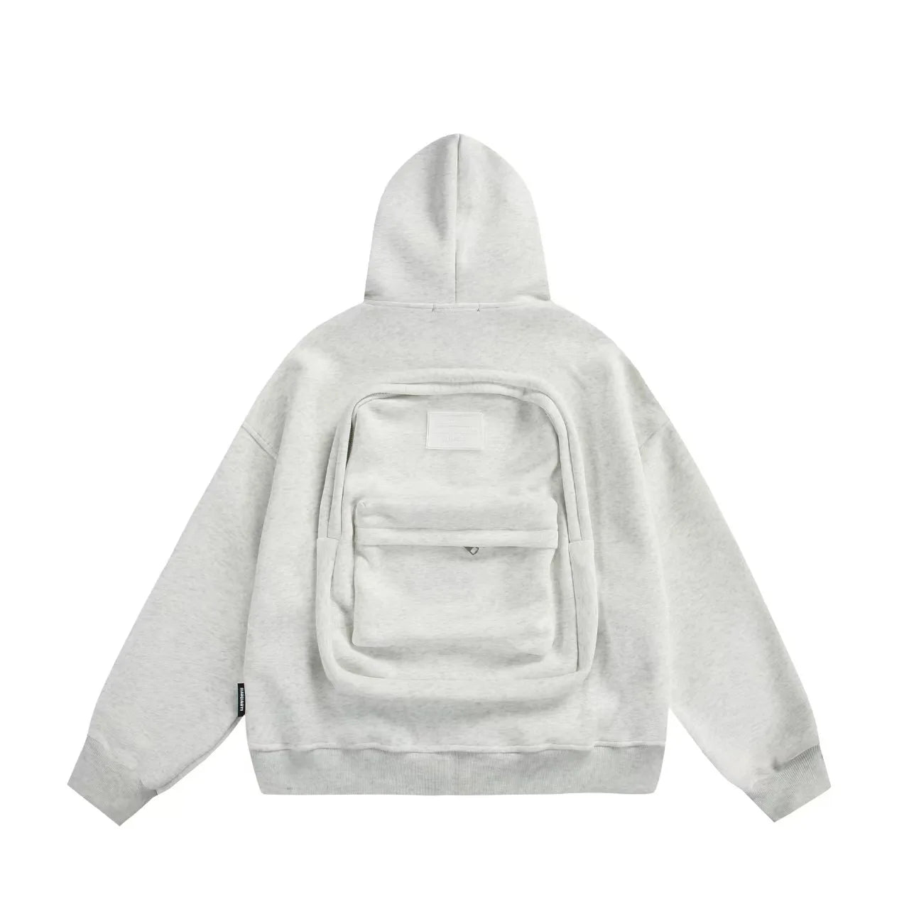 Viral Must Have Backpack Hoodie high street fashion three-dimensional backpack men clothing Y2K trend hoodie oversized casual sportswear