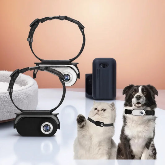 1080P HD Pet Camera Collar Wireless Mini Body Cam for Dogs Cats Indoor Outdoor Sports Action Video Recording
