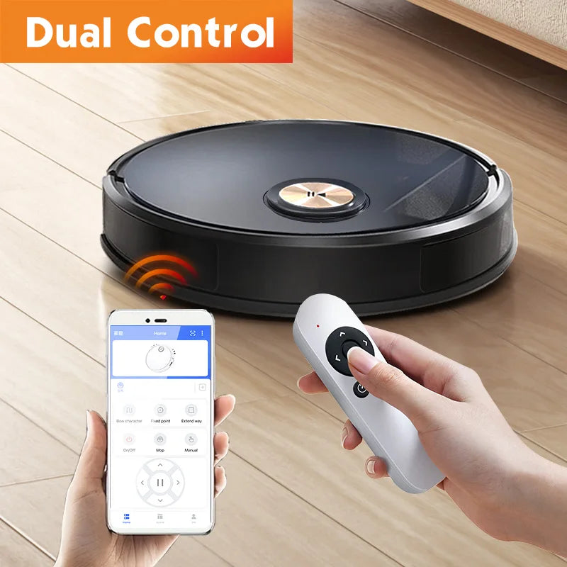 Smart Robot Vacuum with APP Control - Multi-Functional Floor Cleaning for Busy Families