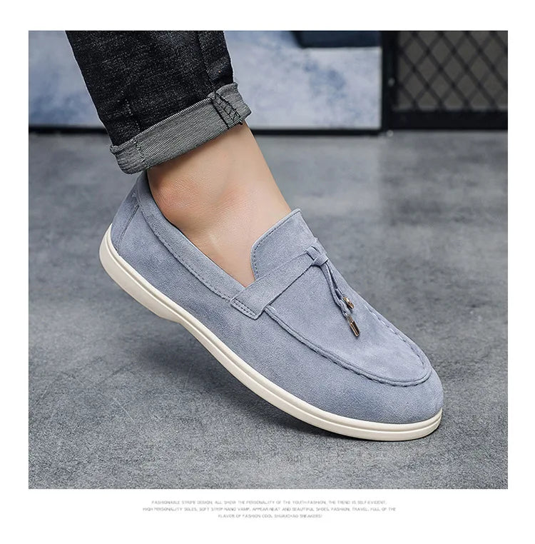 2025 Classics Men's Slip on Loafers Lightweight Breathable Flats Non Slip Comfort Daily Casual Soft Sole Outdoor Walking Shoes