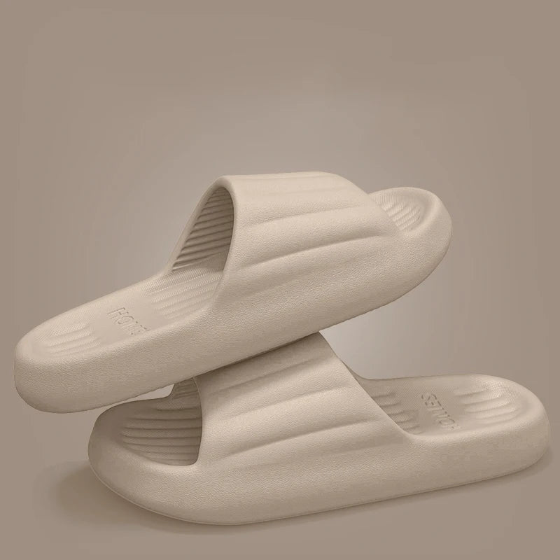 New Home Cloud Slippers Women Men Sandals Soft EVA Slides Beach Flip Flops Couples Bathroom Non-Slip CLOUD COMFORT