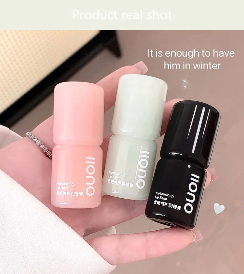1Pc Peach Moisturizing Lip Balm Colorless Hydrating Lips Mask Stick Reduce Lip Lines Lip Care Transparent Change Color Lipstick