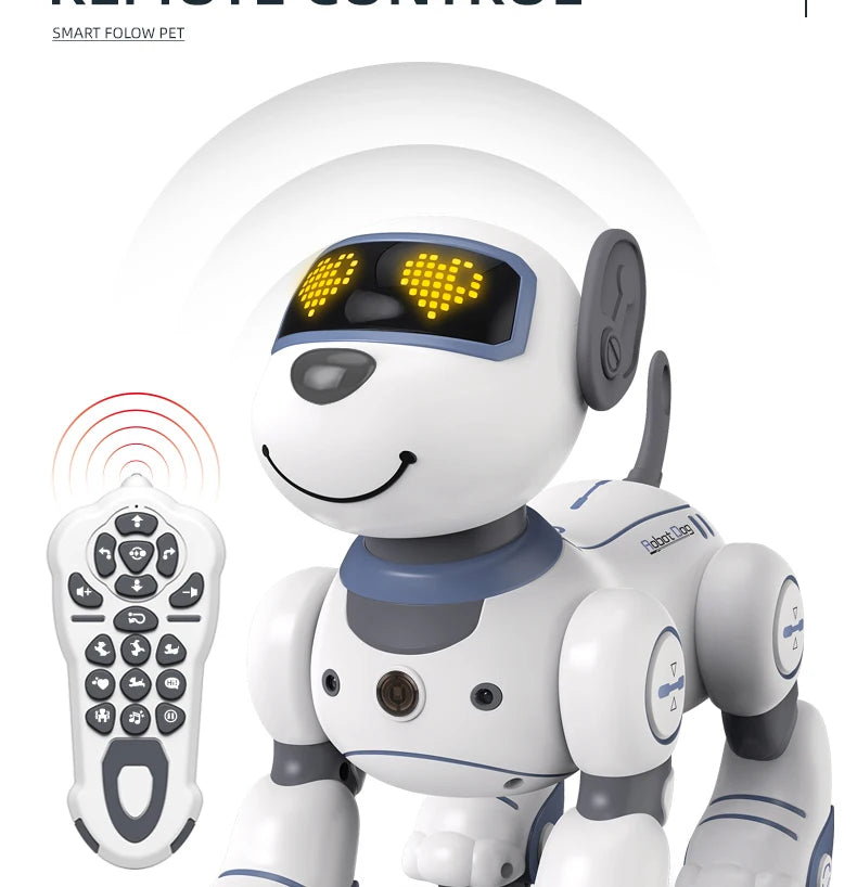 Intelligent Robot Dog - Remote Control Electronic Pet with Stunts for Kids