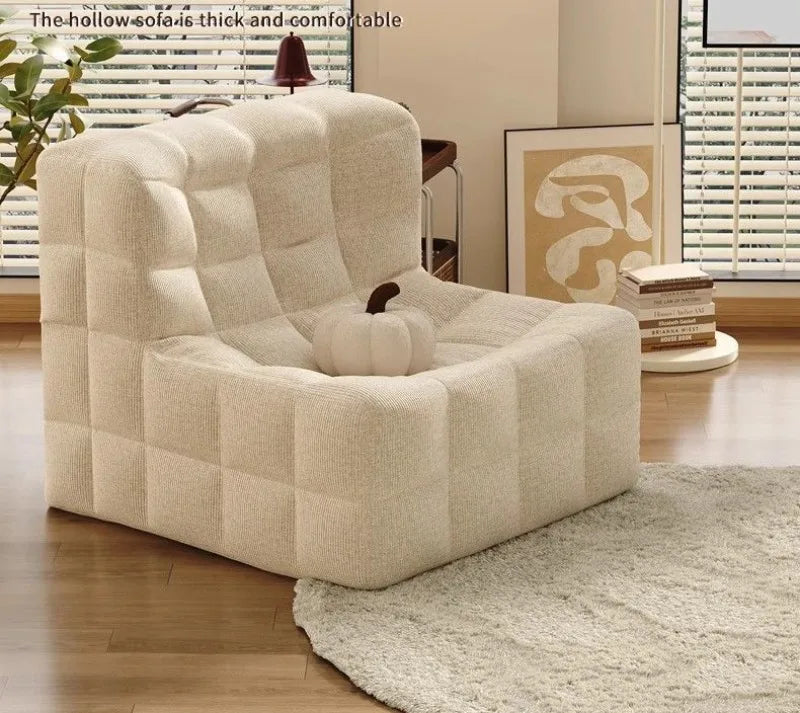 Relaxing Lazy Sofa 1 Person Living Room Corner Sofas Single Nordic Modern Cheap Sofas for Adult Bedroom Family Home Furniture