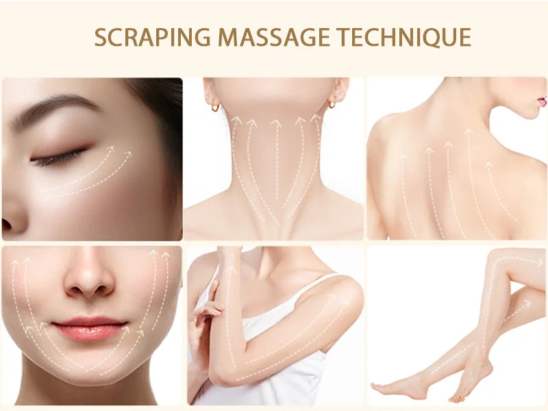 Electric Guasha Massager - EMS Face Lifting Anti-Aging Firming Skincare Device