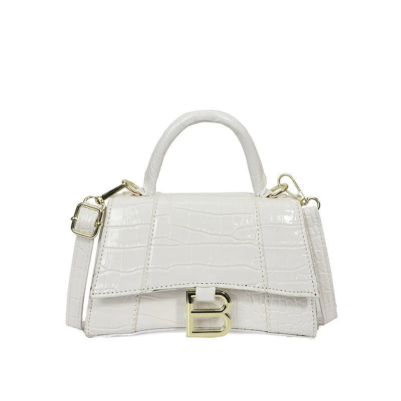 Fashionable Leather Handbag With Spacious Interior For Elegant Ladies By Famous Designer, Luxury Brand