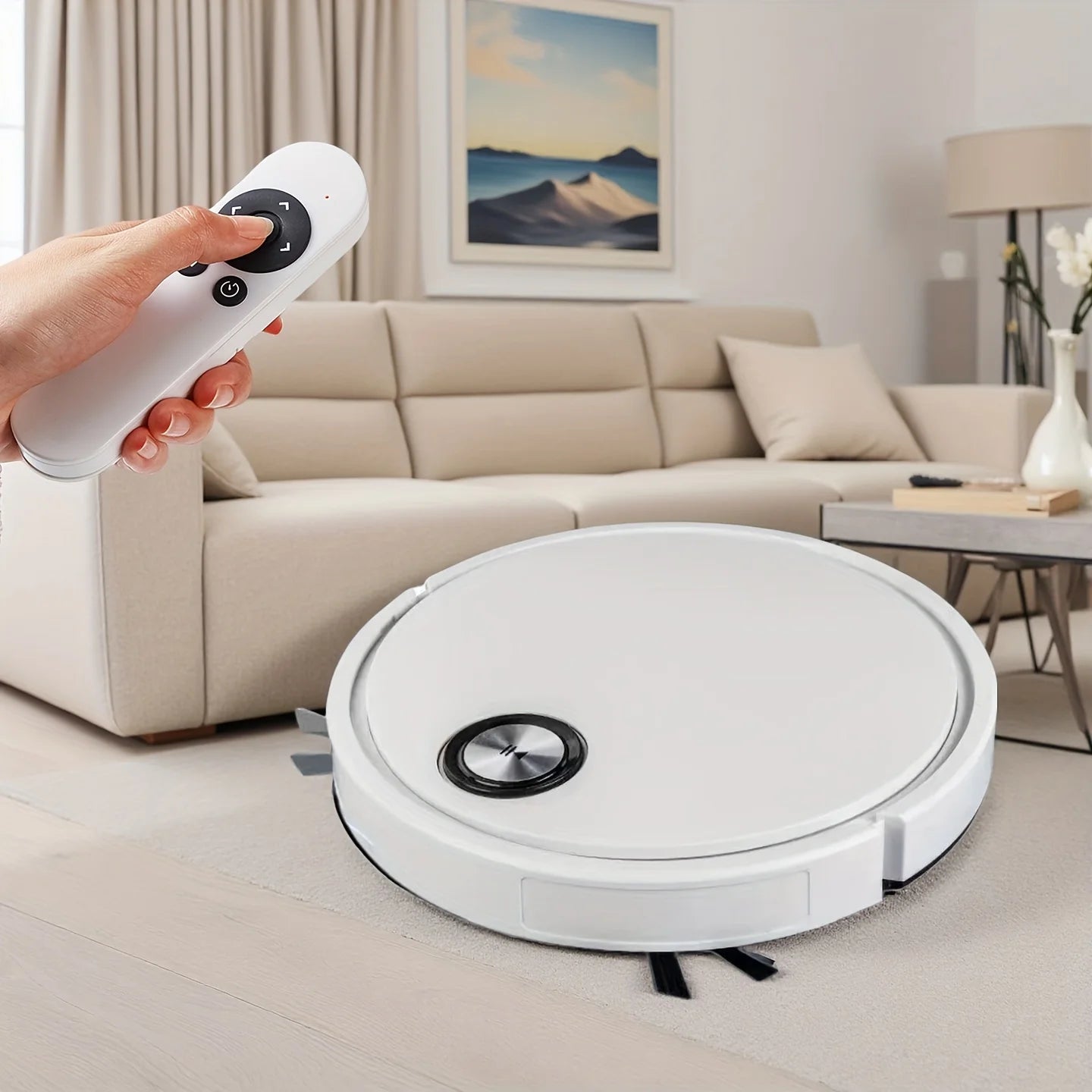 Smart Robot Vacuum with APP Control - Multi-Functional Floor Cleaning for Busy Families