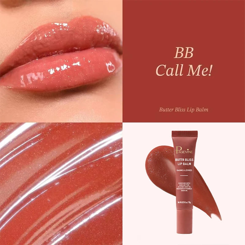 Tubular Butter Bliss Lip Balm - 8 Colors Plumping Hydrating Long Lasting Lip Gloss