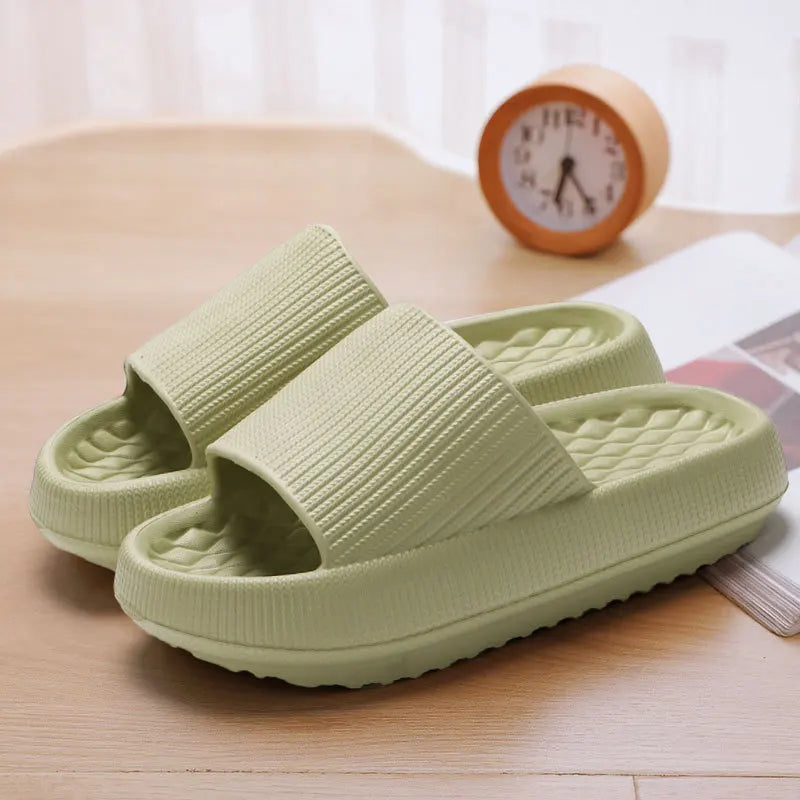 Unisex Thick Platform Cloud Slippers Soft Sole Pillow Slides Summer Beach Flip Flops Non Slip Bathroom Home CLOUD LUXURY