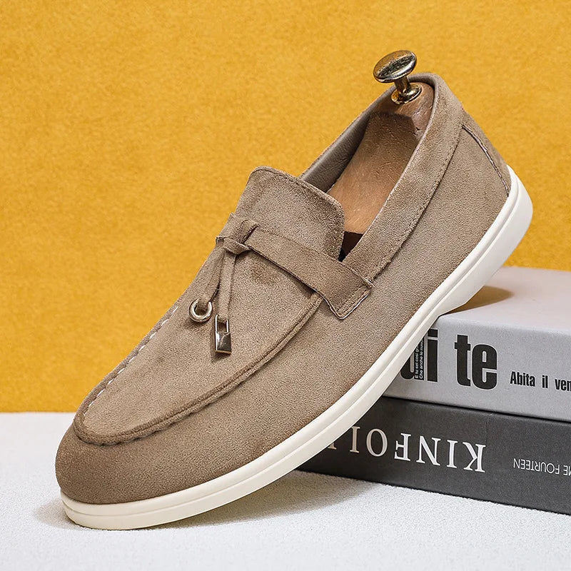2025 Classics Men's Slip on Loafers Lightweight Breathable Flats Non Slip Comfort Daily Casual Soft Sole Outdoor Walking Shoes