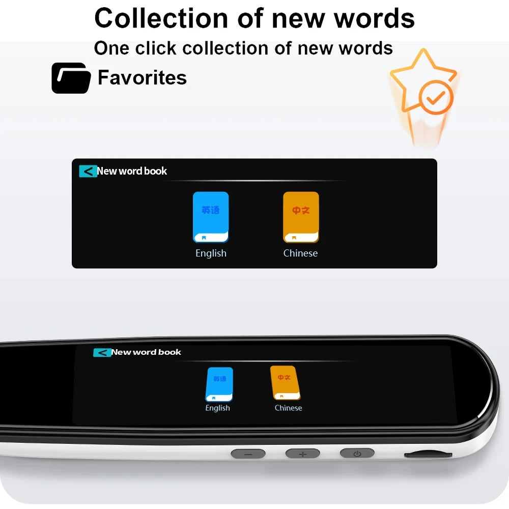 2026 Smart AI Scan Pen – 134 Languages, Voice & Photo Translator, 3.38” Touchscreen, Offline Record & Instant Translation