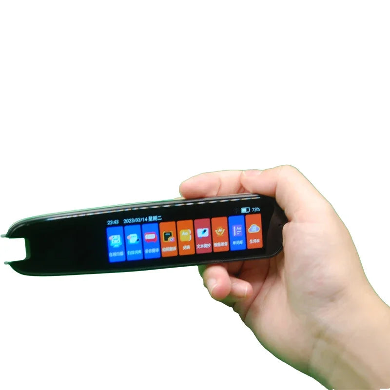 2026 Smart AI Scan Pen – 134 Languages, Voice & Photo Translator, 3.38” Touchscreen, Offline Record & Instant Translation
