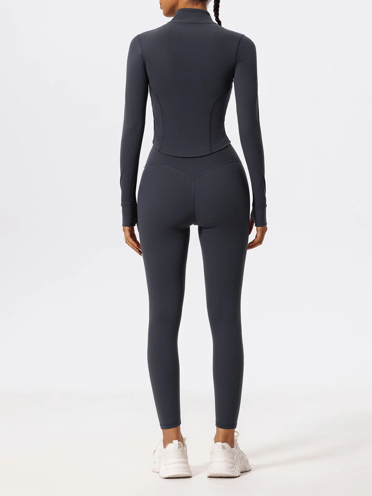 Ultra-Soft Fabrics Casual Tight Sports Jackets Women Zipper Yoga Clothes Quick-Dry Long Sleeve SPORTSWEAR REVOLUTION