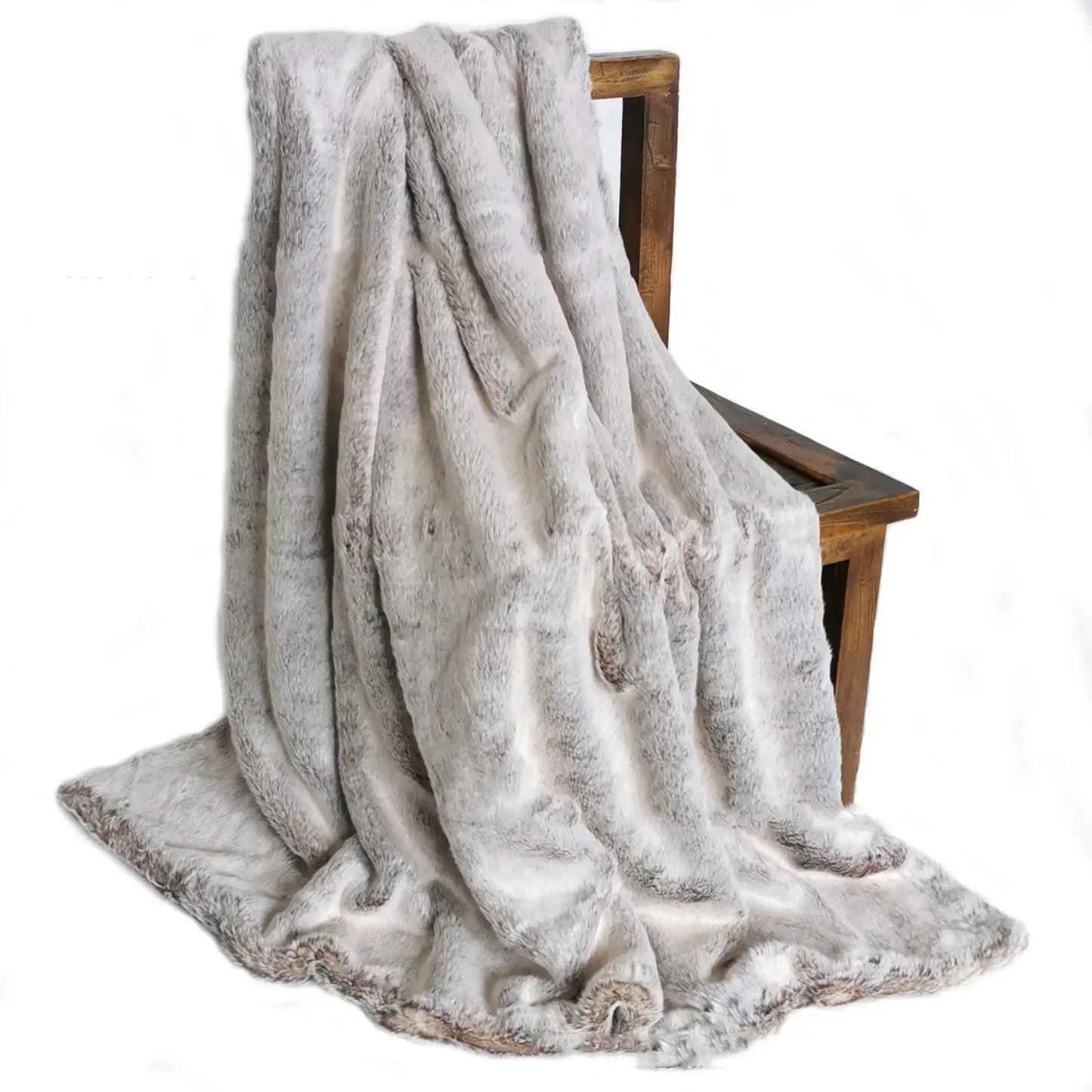Long Hair Faux Fur Throw Blankets Soft Warm Home Decor Sofa Cover PV Plush Imitated Rabbit Fur Blankets