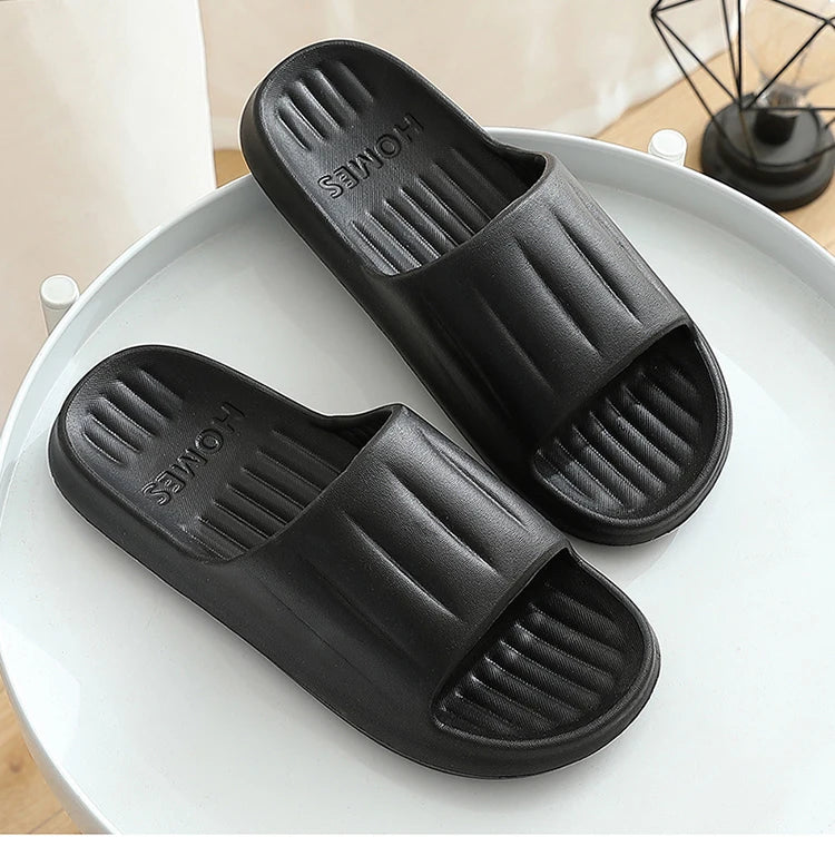 New Home Cloud Slippers Women Men Sandals Soft EVA Slides Beach Flip Flops Couples Bathroom Non-Slip CLOUD COMFORT