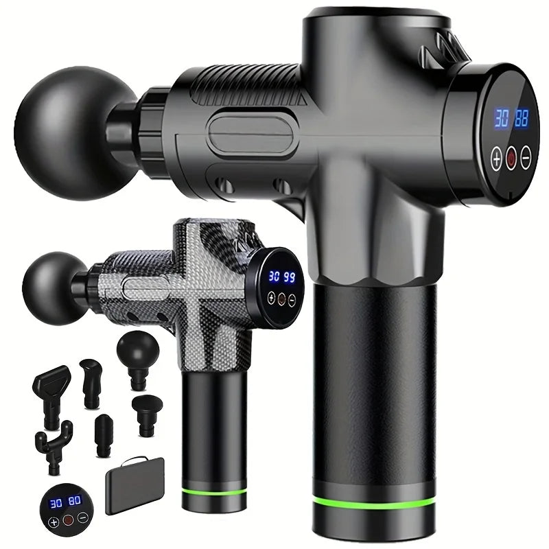 Portable Fascia Gun Vibration Massage Gun - Deep Muscle Relaxation Fitness Recovery Device