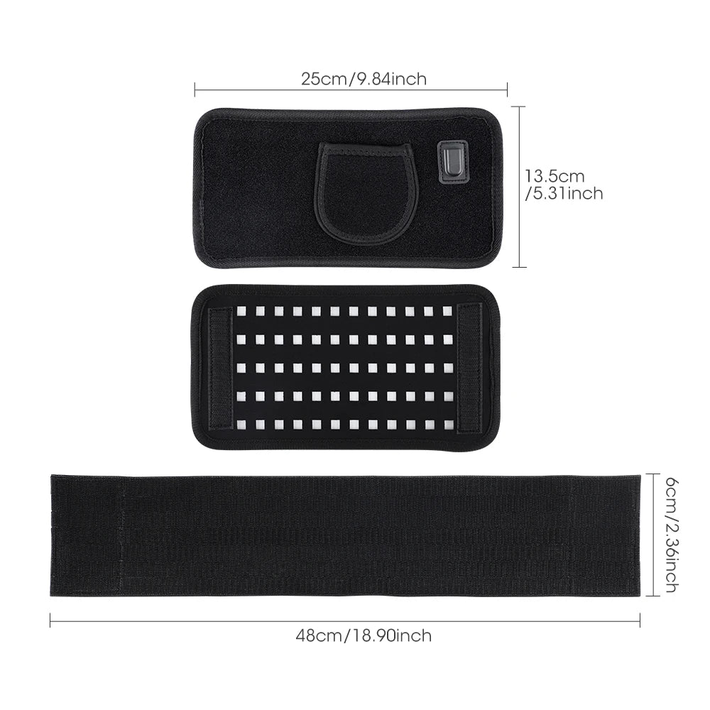 660nm and 850nm Red Light Therapy Belt Beauty Face Skin Rejuvenation Home Use LED Photon Near Infrared Light LED Pad For Elbow