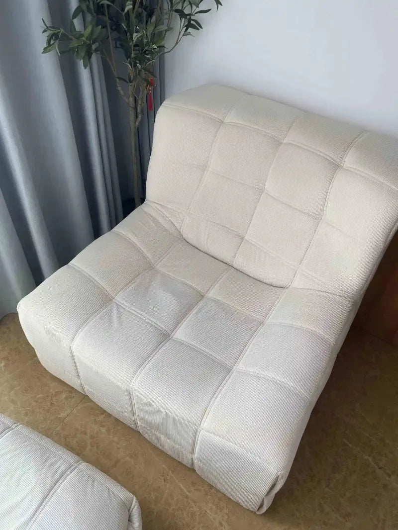 Relaxing Lazy Sofa 1 Person Living Room Corner Sofas Single Nordic Modern Cheap Sofas for Adult Bedroom Family Home Furniture