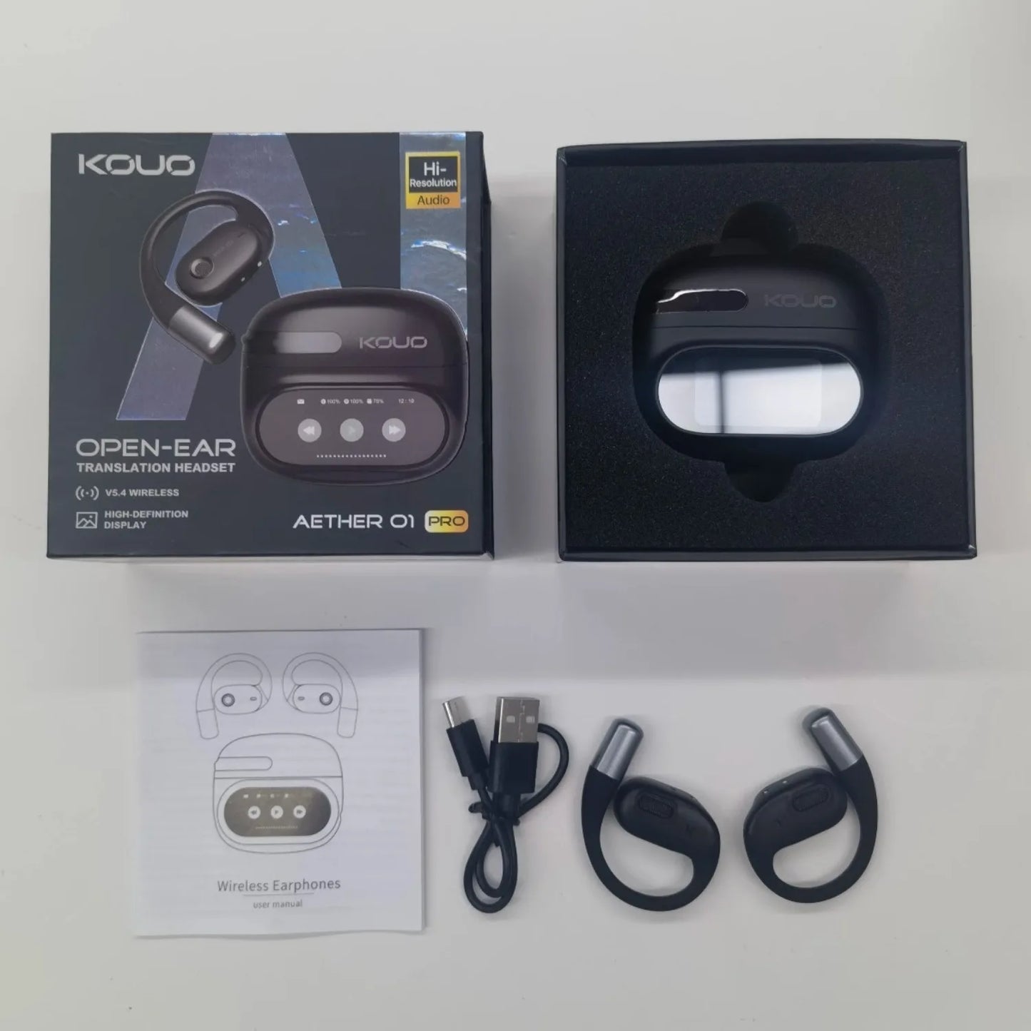 2026 Smart Translator Earbuds – 164 Languages, Bluetooth 5.4, Real-Time Voice Translation