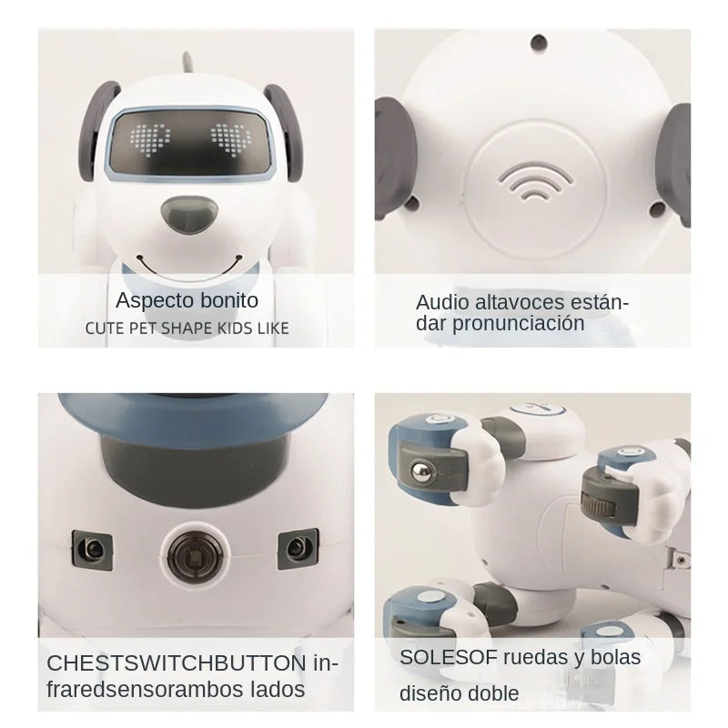 Intelligent Robot Dog - Remote Control Electronic Pet with Stunts for Kids