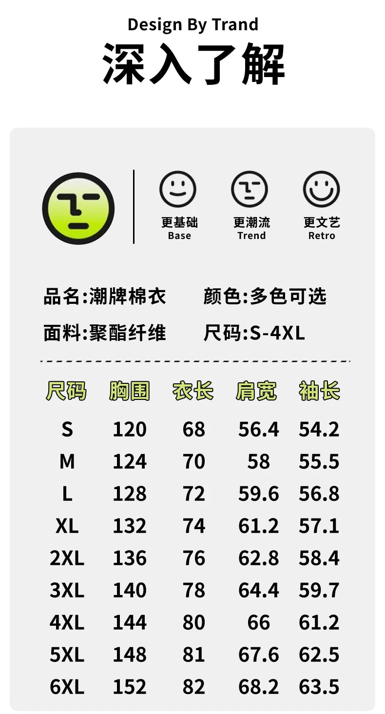 Autumn and Winter Puffer Jacket Men Vintage Warm High Neck Zipper Design Cotton-Padded Coat SINOBILLOW