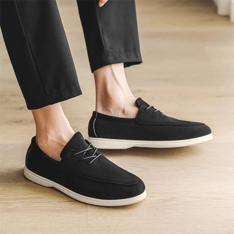 2025 Summer Loafers Men Casual Shoes Breathable Lace Up Lightweight Versatile Comfortable SUMMER CHAMPION