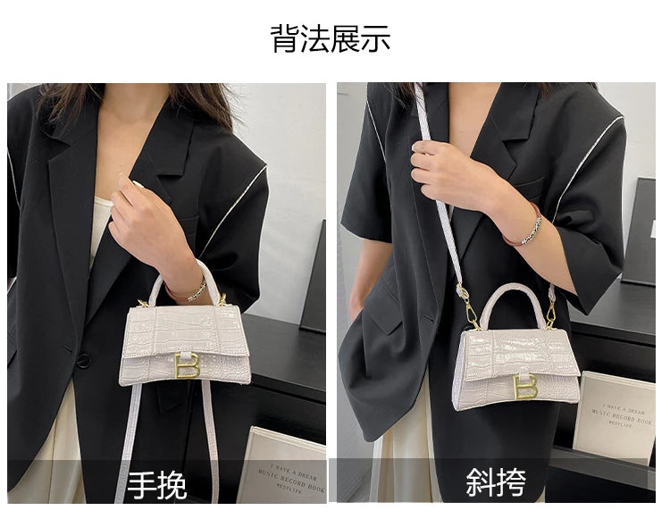 Fashionable Leather Handbag With Spacious Interior For Elegant Ladies By Famous Designer, Luxury Brand