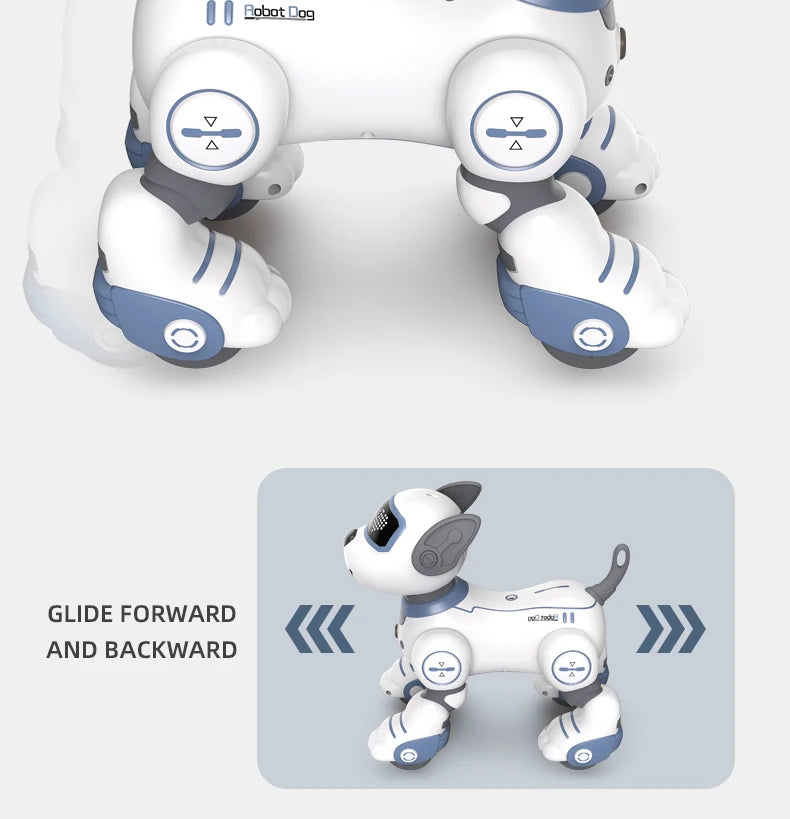 Intelligent Robot Dog - Remote Control Electronic Pet with Stunts for Kids