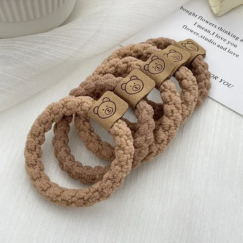 Elastic Hair Bands, High Stretch Durable Hair Ties, Trendy Rubber Bands, Fashionable Hair Accessories, Stylish Ponytail Holders