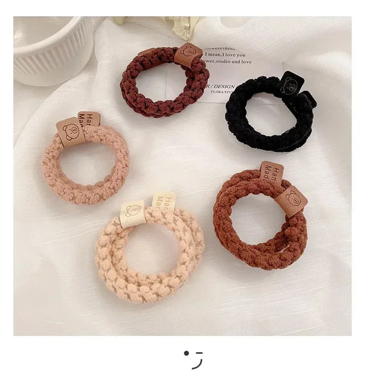 Elastic Hair Bands, High Stretch Durable Hair Ties, Trendy Rubber Bands, Fashionable Hair Accessories, Stylish Ponytail Holders
