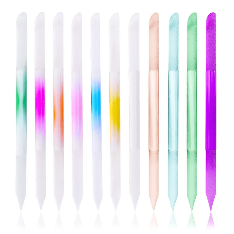네일 Glass Cuticle Pusher Nail Manicure Stick Professional Precision Filing CuticleRemover PedicureForManicure Nails Accessories