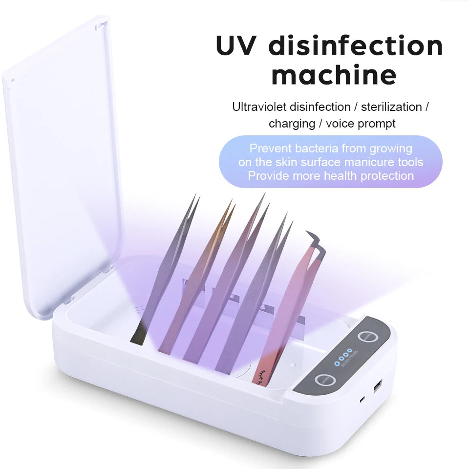 UV Light Sanitizer Box - Portable UVC Sterilizer for Phone, Baby Care & Beauty Tools