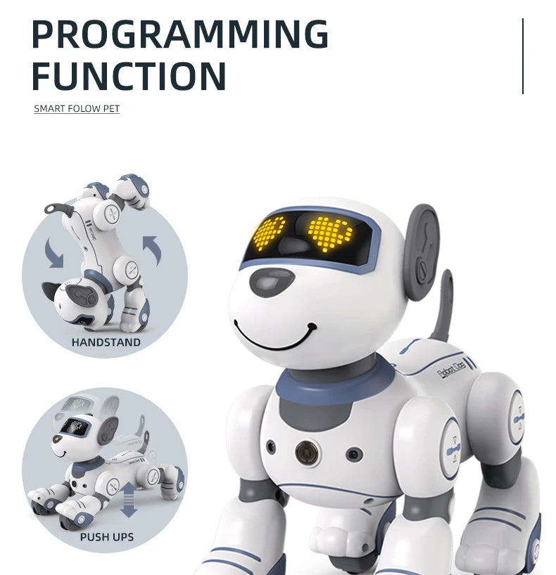 Intelligent Robot Dog - Remote Control Electronic Pet with Stunts for Kids