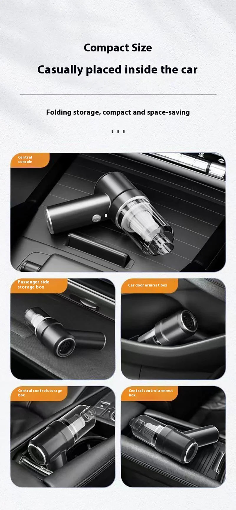 New Portable Wireless Car Vacuum Cleaner Wireless Vacuum Cleaner Dual Use for Home and Car 30W High Power Powerful Vacuum Cleane