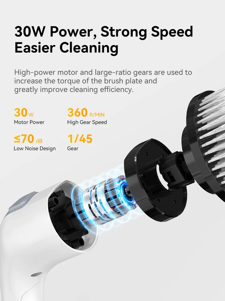 Cordless Electric Cleaning Brush 7-in-1 Bathroom Window Electric Spin Cleaner Kitchen Toilet Automotive Household Rotate Clean