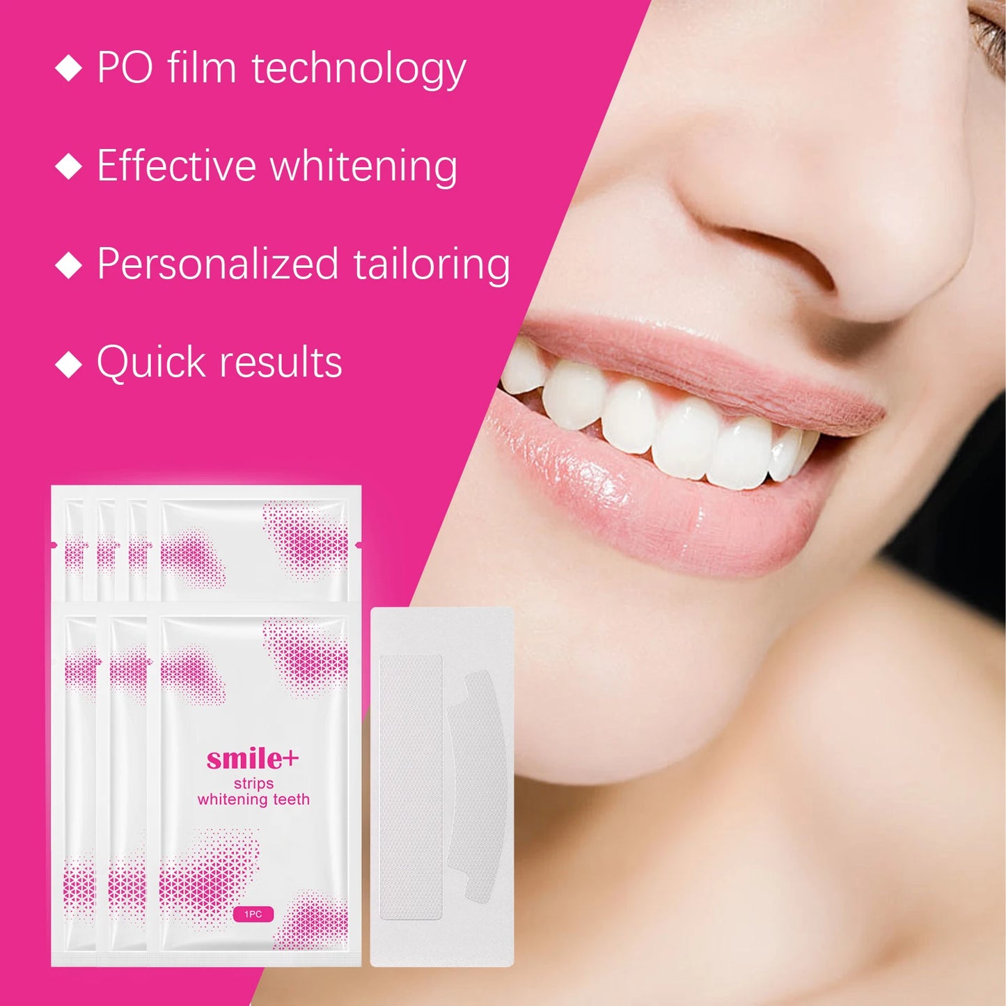 Teeth Whitening Strips: Clean Oral Stains, Tartar and Yellow Teeth, Brighten Teeth, Portable Whitening Strips