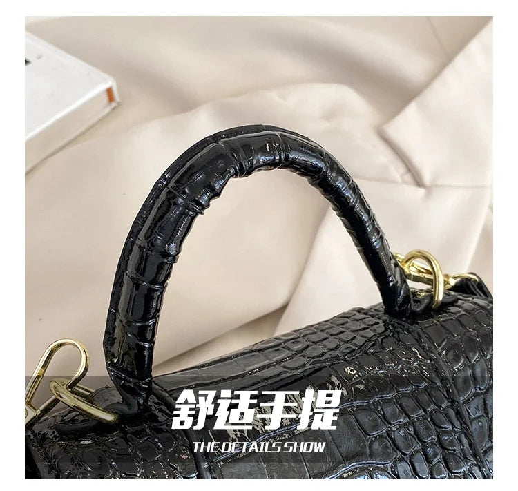 Fashionable Leather Handbag With Spacious Interior For Elegant Ladies By Famous Designer, Luxury Brand