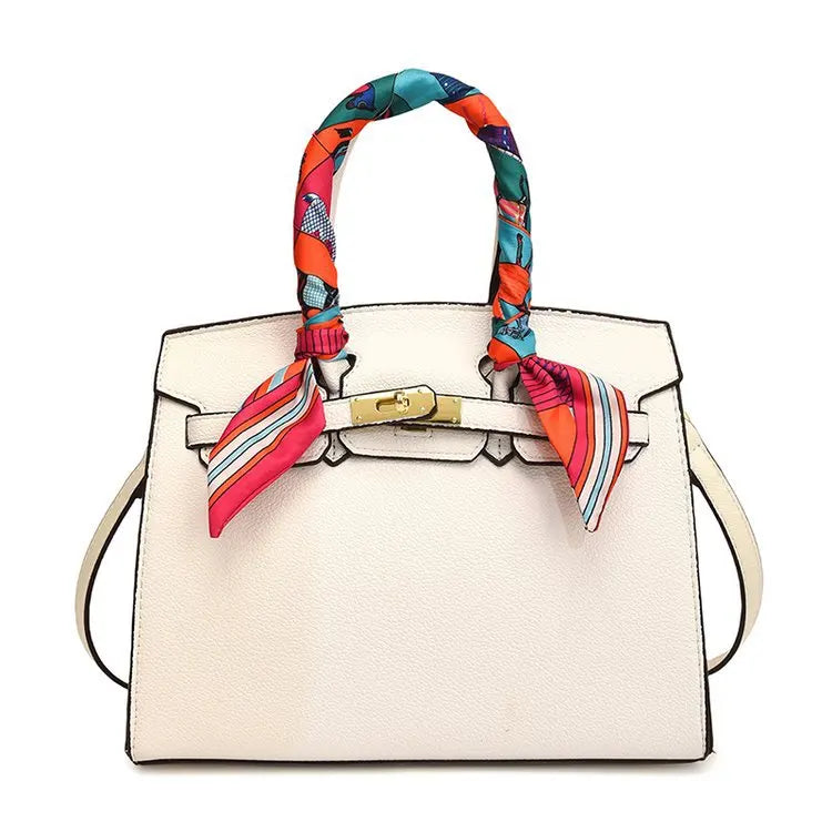Kelly Bag Fashion Women Bag Large Capacity Shoulder Bag Unique Design Versatile Lock Handheld Crossbody Purse