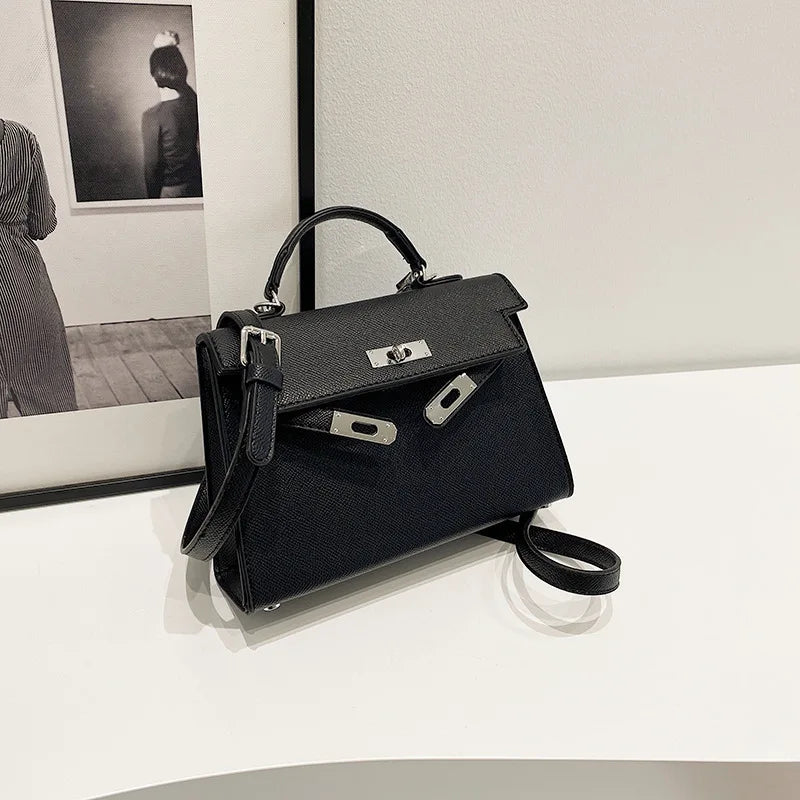 Kelly Bag for Women 2026 New - High-End Designer Handheld/Shoulder/Crossbody Bag, Stylish & Elegant Fashion Accessory