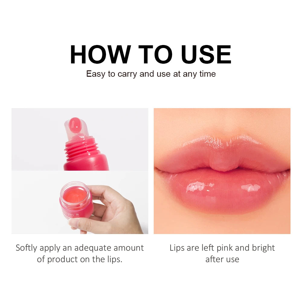 Lip Care Kit Moisturizing Lip Glowly Balm Sleeping Lip Mask Deep Hydrate Night Sleep Mask Reduce Lip Lines Remove Dead Skin