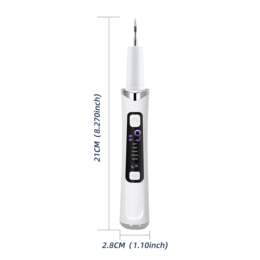 Electric Tooth Polisher - 4 Modes Dental Tartar Remover Plaque Stains Cleaning Teeth Whitening Tool