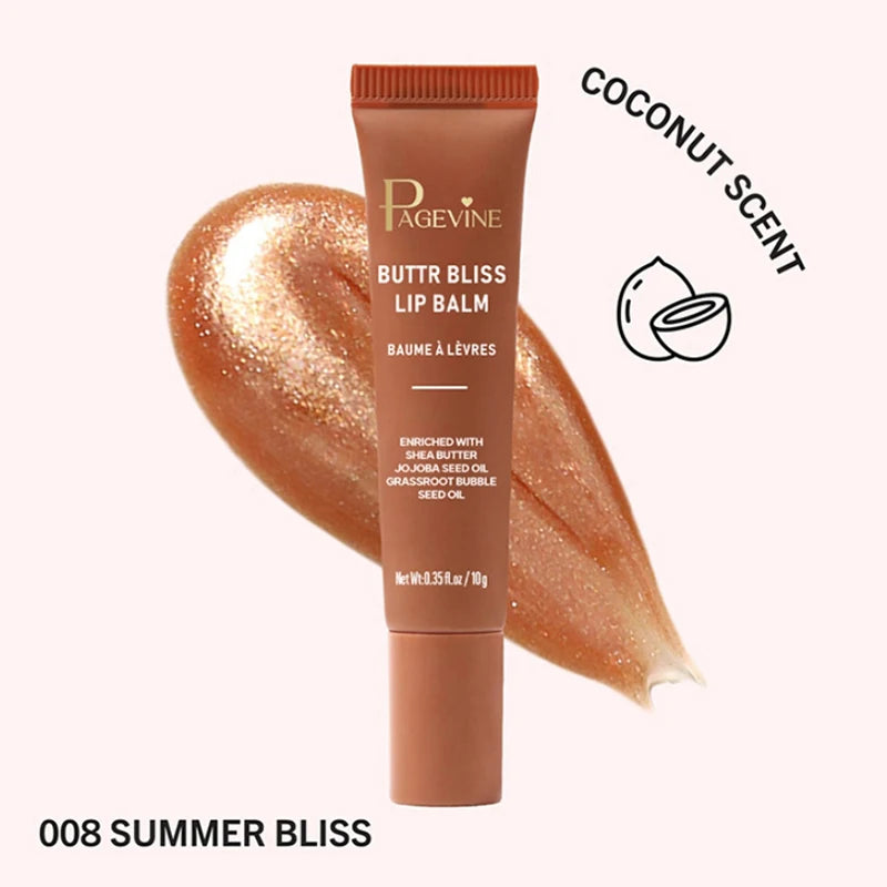 Tubular Butter Bliss Lip Balm - 8 Colors Plumping Hydrating Long Lasting Lip Gloss