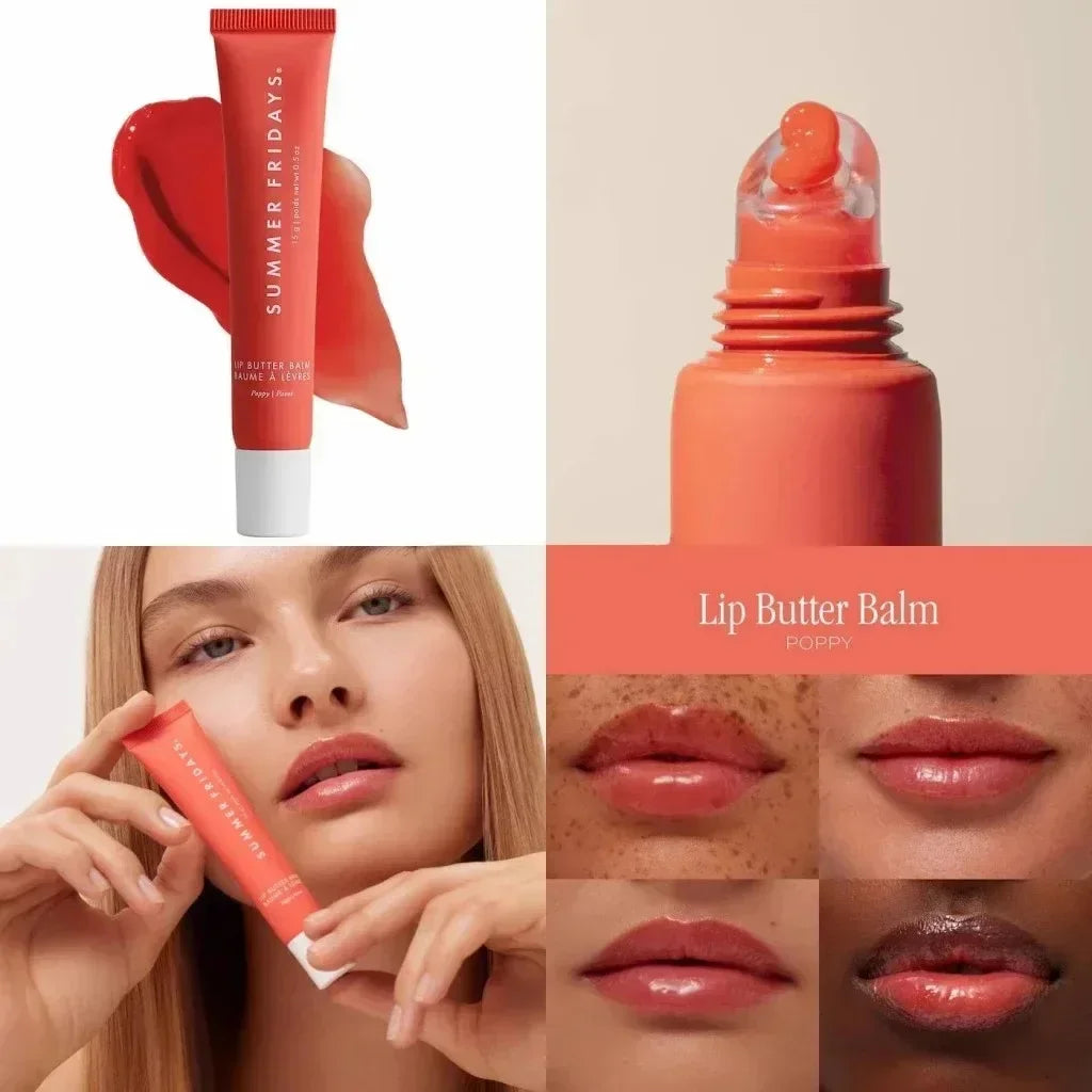 Butter Lip Balm Sets Vanilla Pink Cherry Chocolate