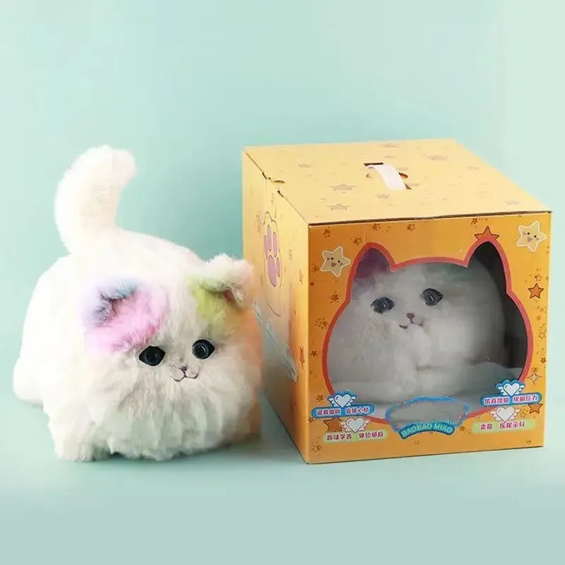 Interactive Huggy Cat Dog - Realistic Electric Plush Pet with Voice & Movement