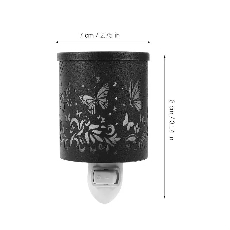 Creative Metal Plug In Wax Warmer Electric Burner Scented Oil Night Lamp Aromatherapy Furnace Bedroom Gift Incense Burner